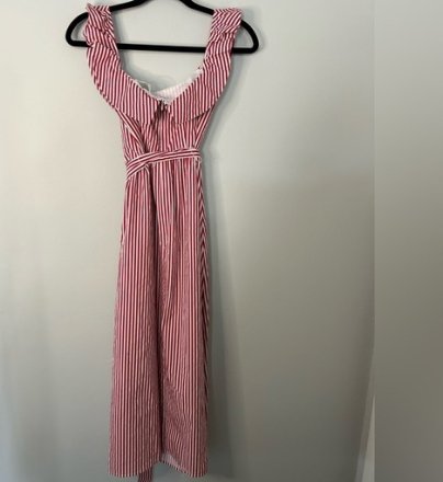 photo article Robe rayée Mango