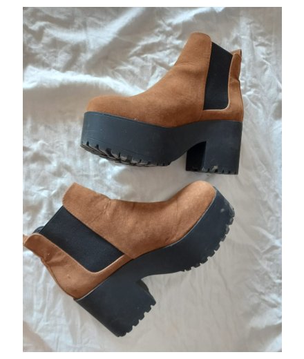 photo article Bottine à semelle...