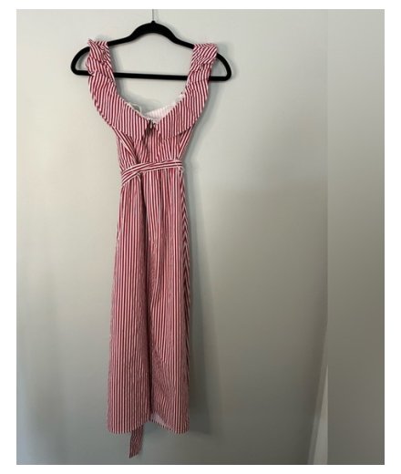 photo article Robe rayée Mango